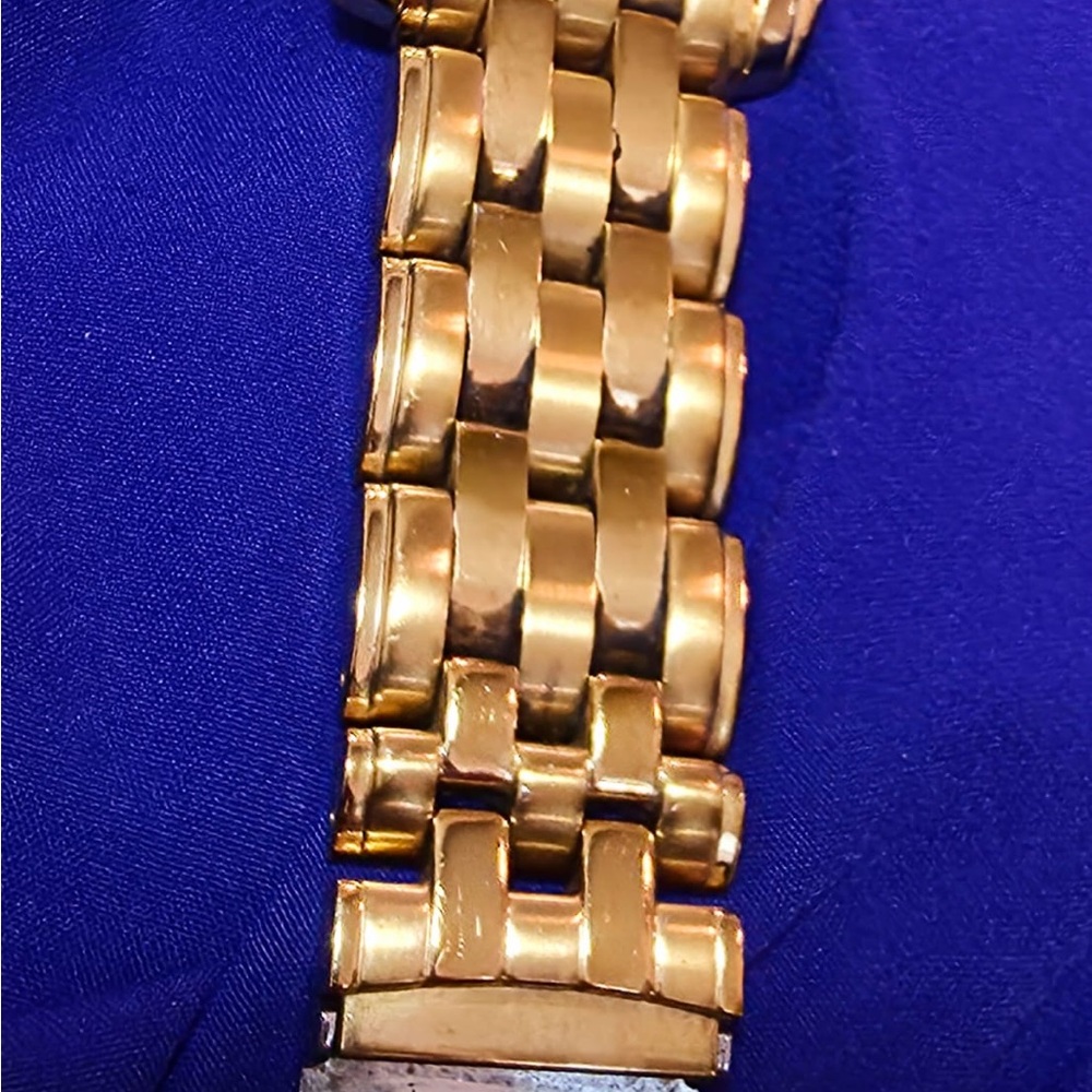 Citizen Corso Eco-Drive Perpetual Calendar Gold Tone Diamond Bezel Mens Watch - Picture 4 of 9